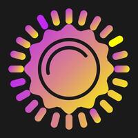 Sun Vector Icon