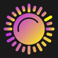 Sun Vector Icon