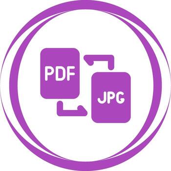 Document Conversion Vector Icon