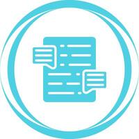 Document Commenting Vector Icon