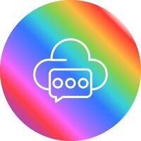 Forum Hosting Vector Icon