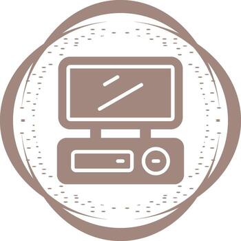 icono de vector de escritorio