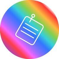 Memo Vector Icon