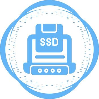 Solid State Drive Vector Icon