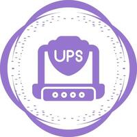 UPS vector icono