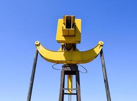 Pumping unit as the oil pump installed on a well photo