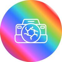 icono de vector de cámara dslr