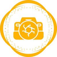 icono de vector de cámara dslr