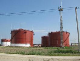 Storage tanks for petroleum products photo