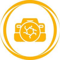 icono de vector de cámara dslr