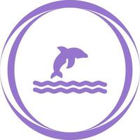 Dolphin Vector Icon