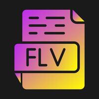 FLV Vector Icon