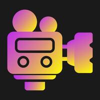 Movie Camera Vector Icon