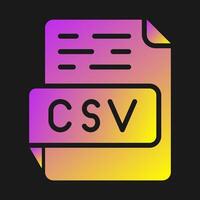 CSV Vector Icon