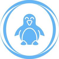 icono de vector de pingüino