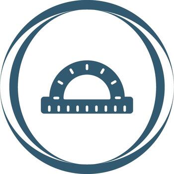Protractor Vector Icon