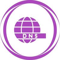 dns servidor vector icono