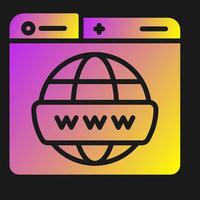 World Wide Web Vector Icon