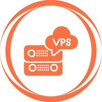 VPS Hosting Vector Icon