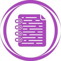 Note Page Vector Icon