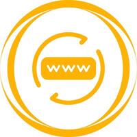 Domain Renewal Vector Icon