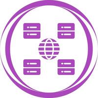 Content Delivery Network Vector Icon