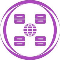 Content Delivery Network Vector Icon