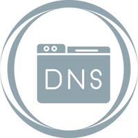 dominio dns administración vector icono