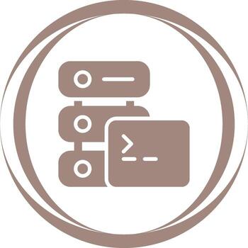 SSH Hosting Vector Icon