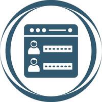 Log In Vector Icon