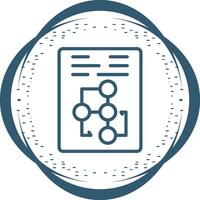 Document Workflow Vector Icon