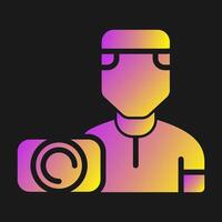 Camera man Vector Icon