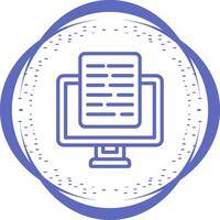 documento presentación vector icono