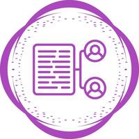 Document Collaboration Vector Icon