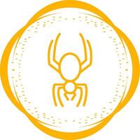 icono de vector de araña