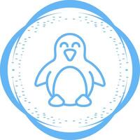 icono de vector de pingüino