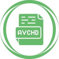 avchd vector icono