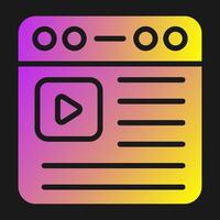 Video Vector Icon