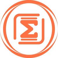 Summation Vector Icon