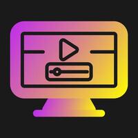 Computer Vector Icon