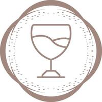 icono de vector de copa de vino