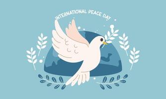 International Day of Peace vector illustration