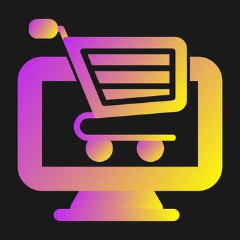 Computer Vector Icon