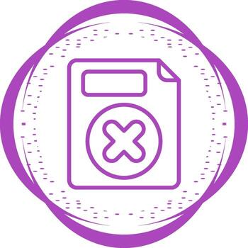 Eliminar botón vector icono