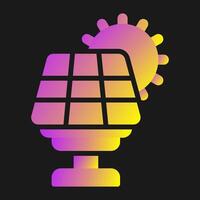 Solar Panel Vector Icon