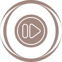 Fast Forward Button Vector Icon