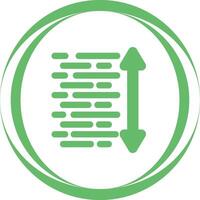 Line Spacing Vector Icon