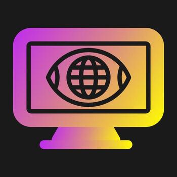 Computer Vector Icon