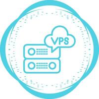 VPS Hosting Vector Icon