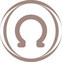 Omega Vector Icon